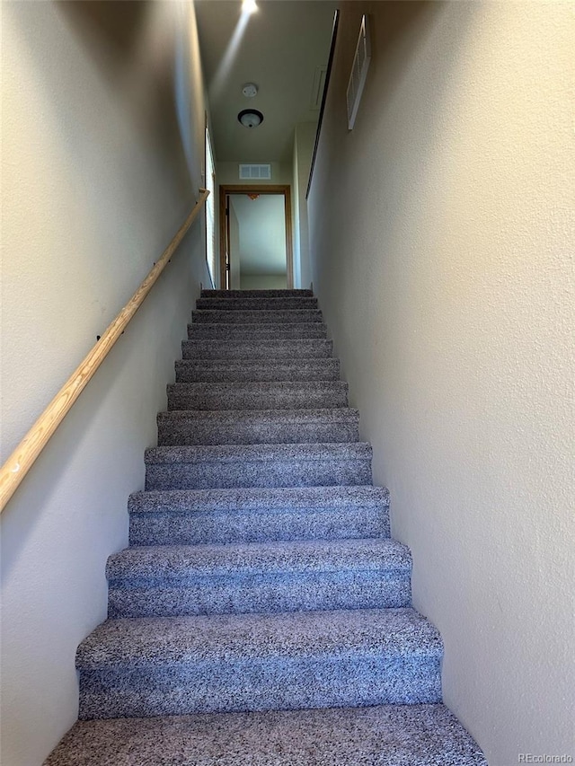 119 Edgewater Cir, Granby, CO 80446 - stairs featuring visible vents