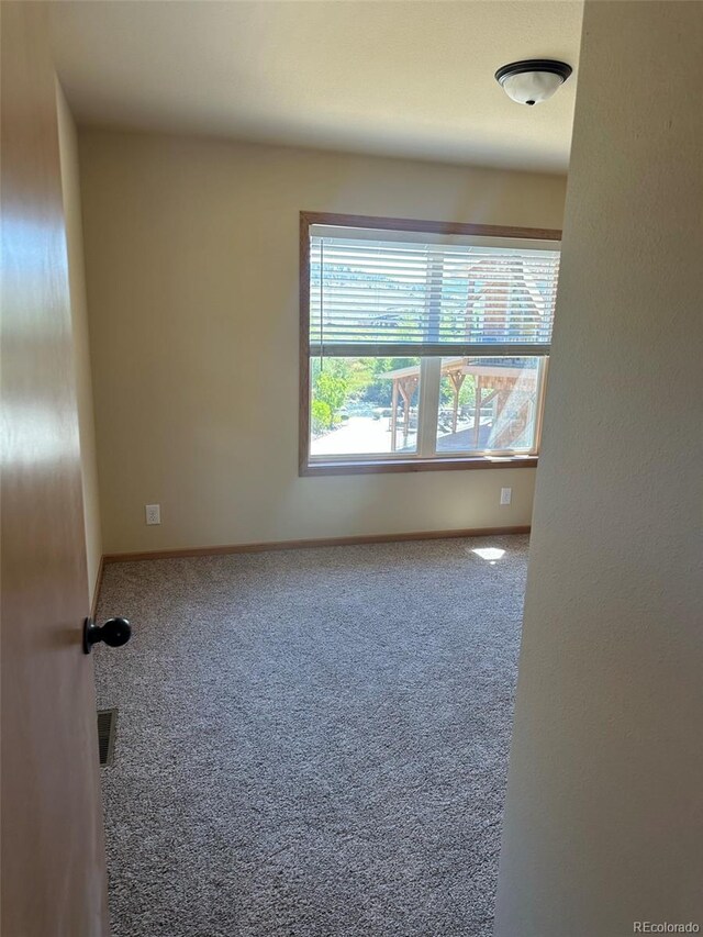 empty room with carpet flooring