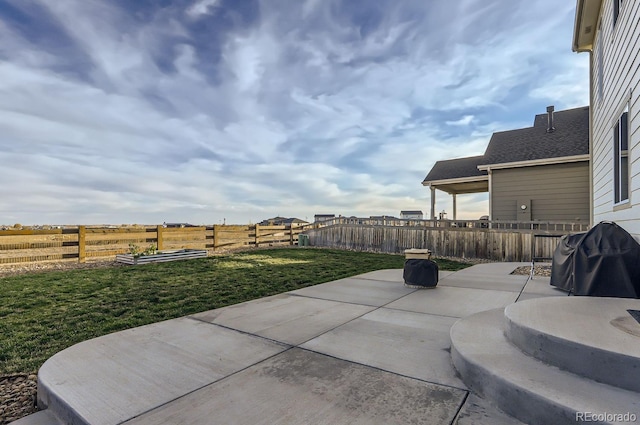6645 Dry Fork Dr, Frederick, CO 80516 - view of patio featuring grilling area