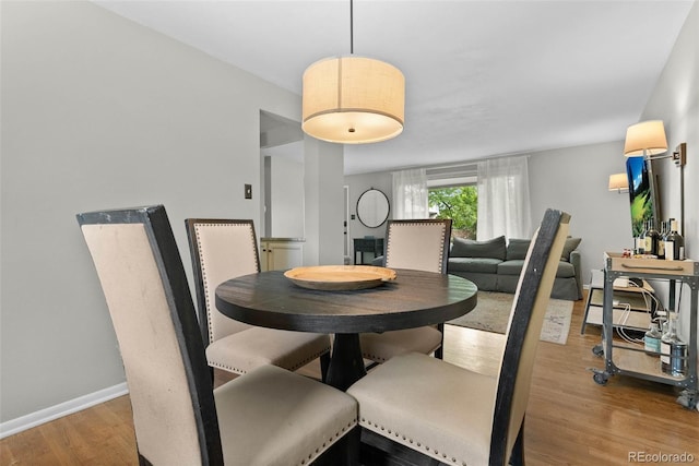 7306 S Dexter St, Centennial, CO 80122 - dining space with wood finished floors and baseboards