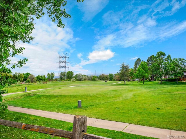 2716 W Greens Dr, Littleton, CO 80123 - view of community with a lawn and golf course view