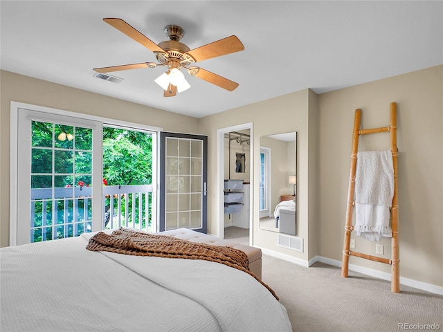 2716 W Greens Dr, Littleton, CO 80123 - carpeted bedroom with baseboards and ceiling fan