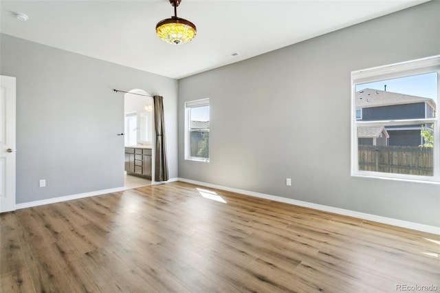 8339 Mosby Way, Colorado Springs, CO 80908 - empty room featuring wood finished floors and a smoke detector