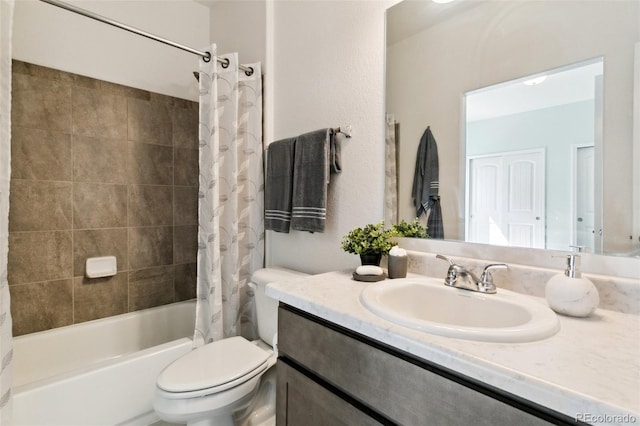 8339 Mosby Way, Colorado Springs, CO 80908 - bathroom with vanity and shower / bath combo with shower curtain