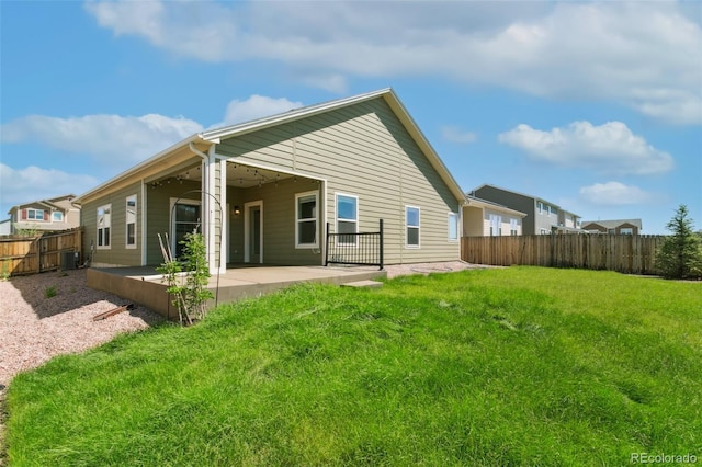 8339 Mosby Way, Colorado Springs, CO 80908 - rear view of property featuring a patio and a fenced backyard