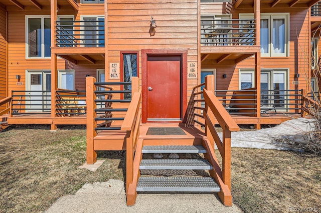 91400 Ryan Gulch Rd Unit 91427, Silverthorne, CO 80498 - property entrance with a balcony