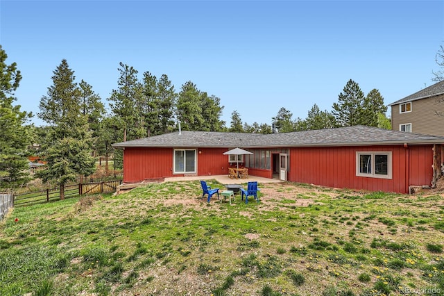 4776 Red Rock Dr, Larkspur, CO 80118 - view of back of property