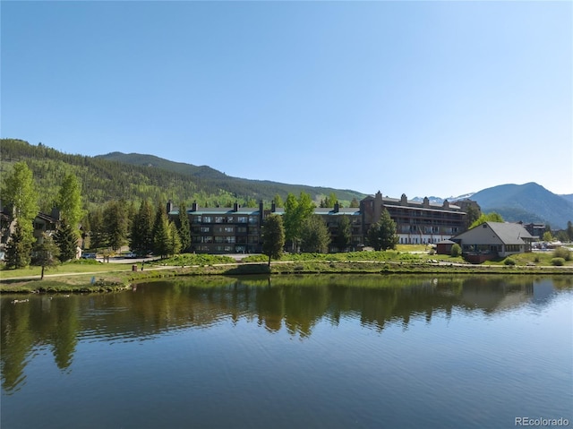 22300 US Highway 6 Unit 1746, Dillon, CO 80435 - water view featuring a mountain backdrop