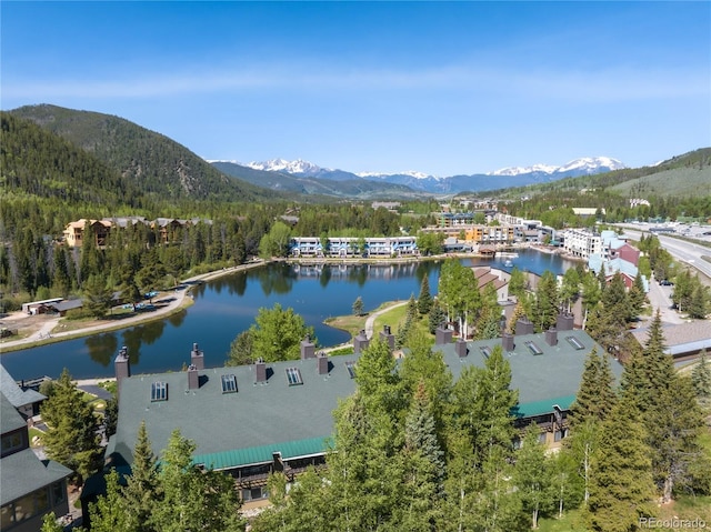 22300 US Highway 6 Unit 1746, Dillon, CO 80435 - drone / aerial view of a water and mountain view