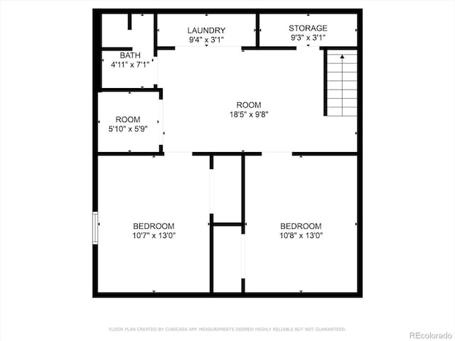 3050 S Delaware St, Englewood, CO 80110 - view of property floor plan
