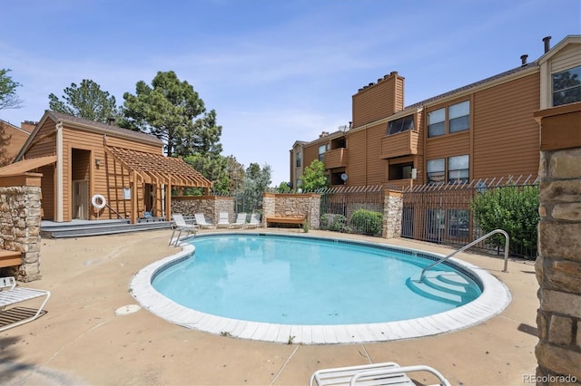 4273 S Salida Way Unit 1, Aurora, CO 80013 - community pool featuring a patio
