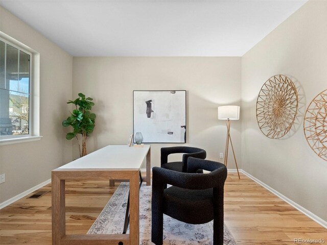 41 Garner Ln, Erie, CO 80516 - home office featuring wood finished floors and baseboards