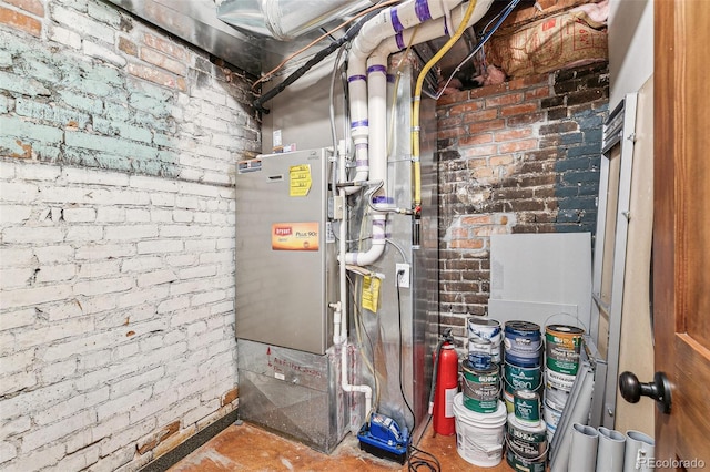 view of utility room