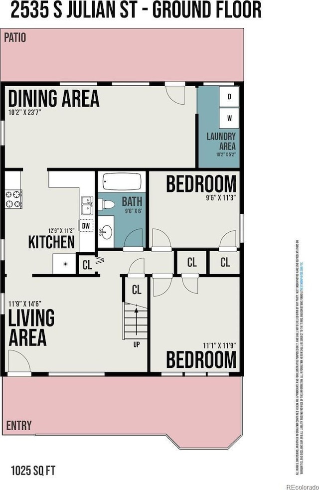 2535 S Julian St, Denver, CO 80219 - room layout