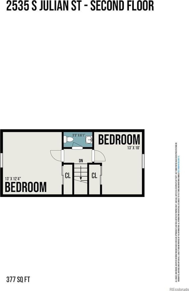 2535 S Julian St, Denver, CO 80219 - room layout
