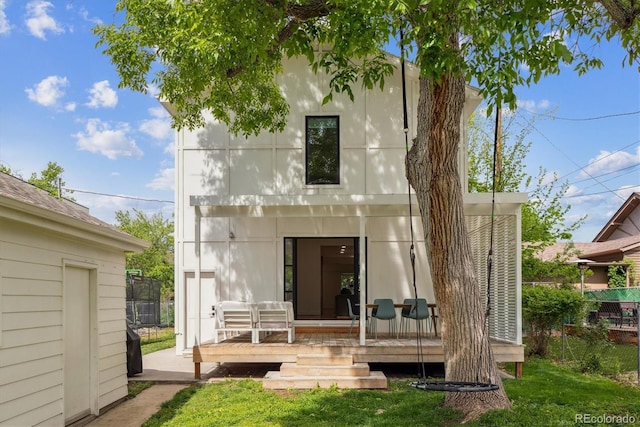 2844 Quitman St, Denver, CO 80212 - back of house featuring a deck