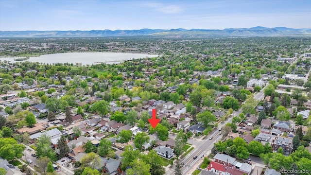 2844 Quitman St, Denver, CO 80212 - drone / aerial view of a water and mountain view