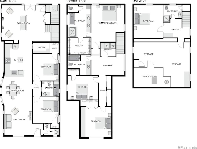 2844 Quitman St, Denver, CO 80212 - floor plan / room layout