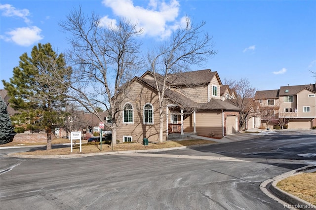 front facade featuring a garage