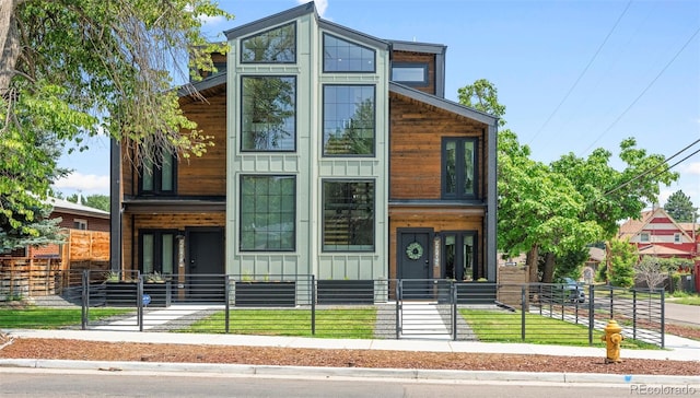 2702 Lowell Blvd, Denver, CO 80211 - modern home with board and batten siding