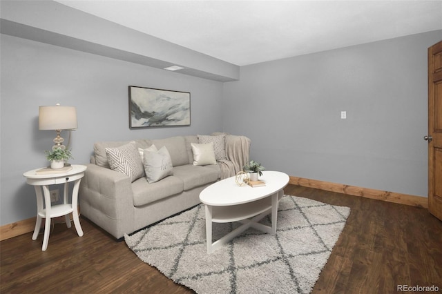 32252 Steven Way, Conifer, CO 80433 - living area with baseboards and wood finished floors