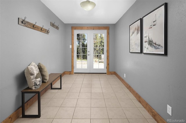 32252 Steven Way, Conifer, CO 80433 - entryway featuring french doors and light tile patterned flooring