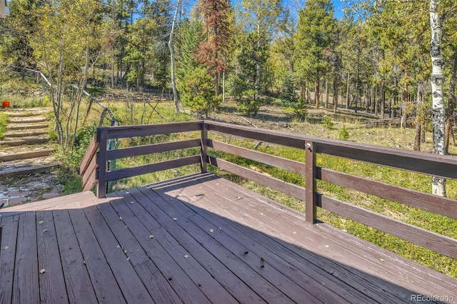 32252 Steven Way, Conifer, CO 80433 - view of wooden terrace