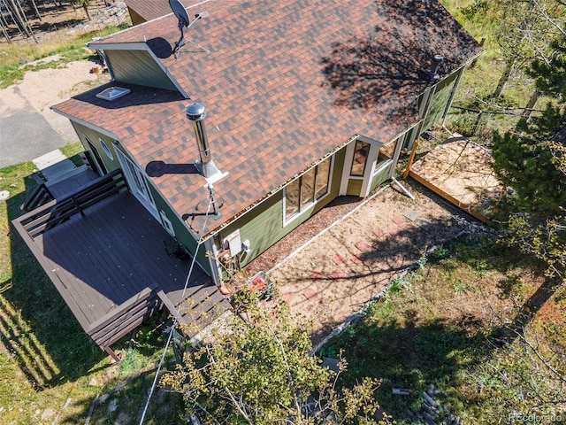 32252 Steven Way, Conifer, CO 80433 - view from above of property