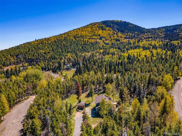 32252 Steven Way, Conifer, CO 80433 - bird's eye view of a forest and mountains