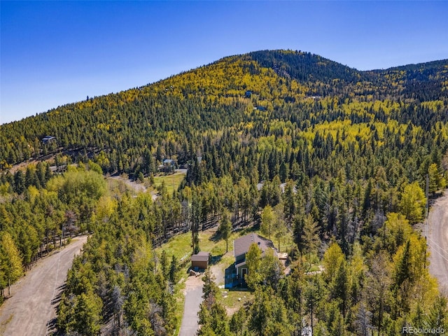 32252 Steven Way, Conifer, CO 80433 - aerial view of a heavily wooded area and mountains