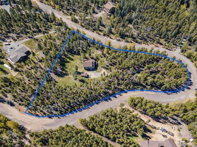 32252 Steven Way, Conifer, CO 80433 - view of property location with property parcel outlined