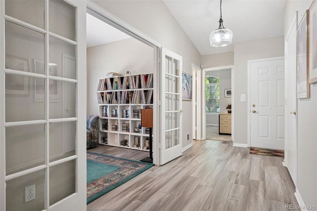 9747 W Peakview Dr, Littleton, CO 80123 - entrance foyer featuring french doors and wood finished floors