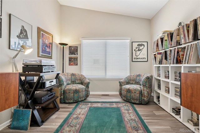 9747 W Peakview Dr, Littleton, CO 80123 - sitting room featuring wood finished floors