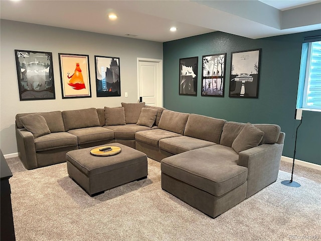 9482 Kendrick Way, Arvada, CO 80007 - living area with carpet and recessed lighting