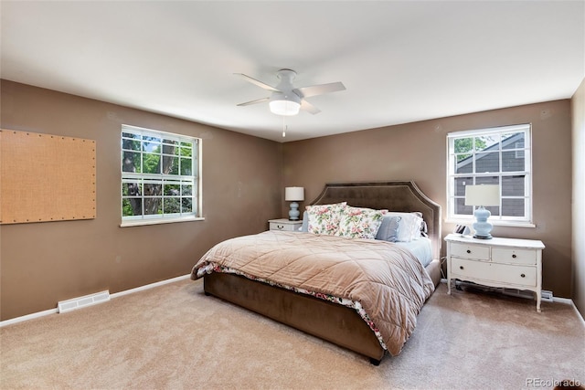 6624 S Sycamore St, Littleton, CO 80120 - carpeted bedroom with multiple windows, baseboards, and a ceiling fan