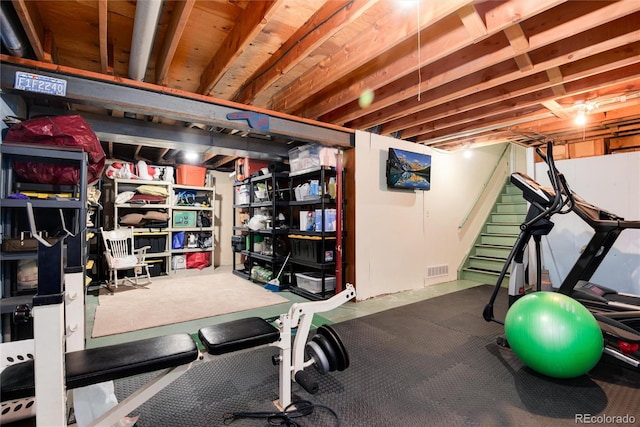 6624 S Sycamore St, Littleton, CO 80120 - workout area with carpet flooring