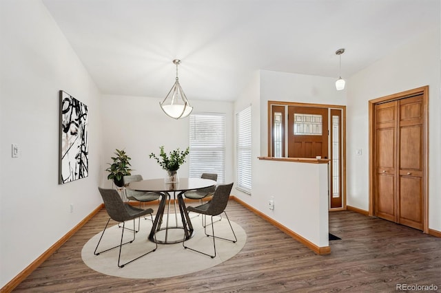 1843 S Pierson Ct, Lakewood, CO 80232 - dining space with wood finished floors and baseboards
