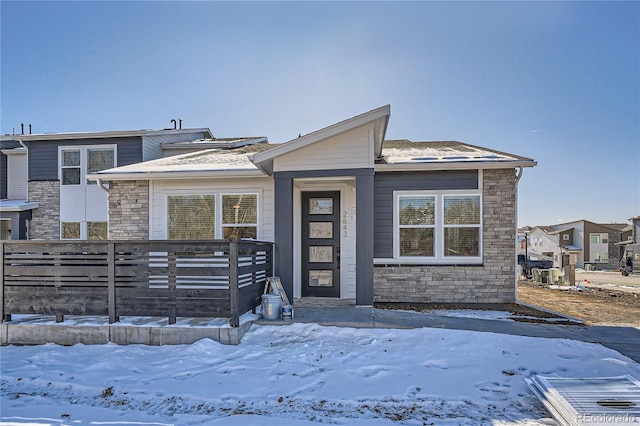 6874 Zuni Ct, Denver, CO 80221 - view of front facade with stone siding