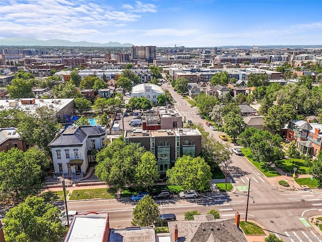 2565 Champa St, Denver, CO 80205 - drone / aerial view of a mountain backdrop