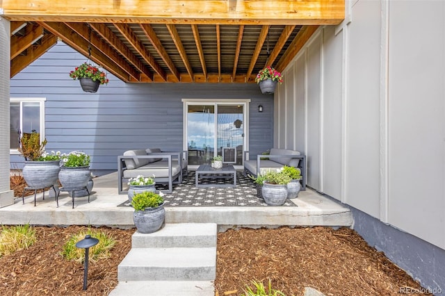 174 Rockingham Cir, Castle Pines, CO 80108 - view of patio featuring an outdoor living space