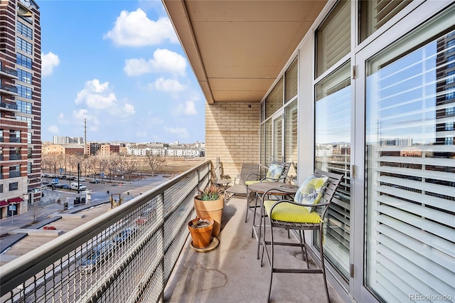1610 Little Raven St Unit 407, Denver, CO 80202 - balcony featuring a city view