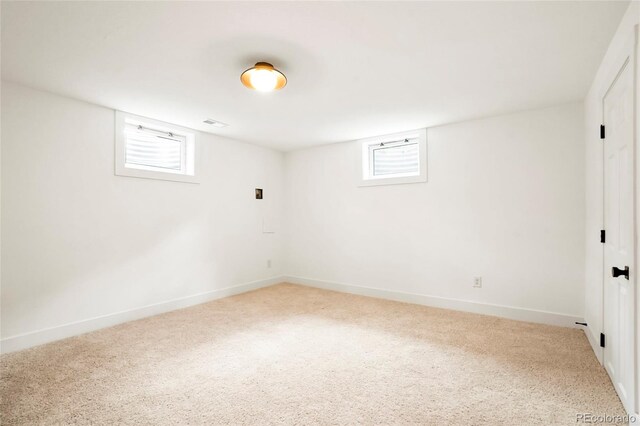 6325 W Portland Pl, Littleton, CO 80128 - below grade area featuring carpet floors, baseboards, and plenty of natural light