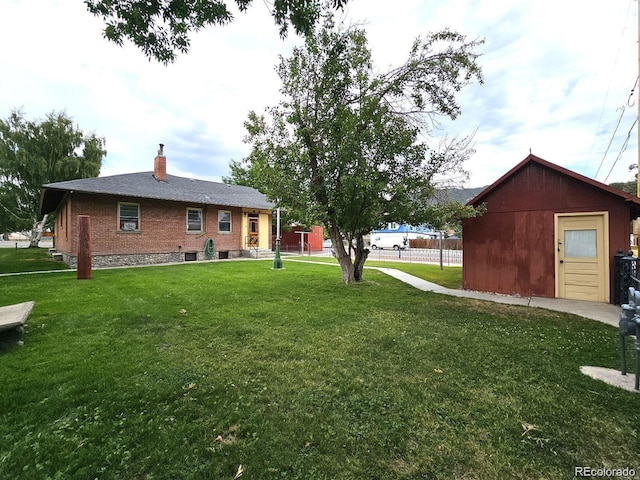 243 Park Ave, Salida, CO 81201 - view of yard featuring an outdoor structure