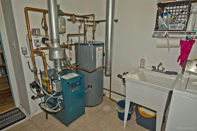 3713 Enchanted Way, Crestone, CO 81131 - utilities with washer / dryer and gas water heater