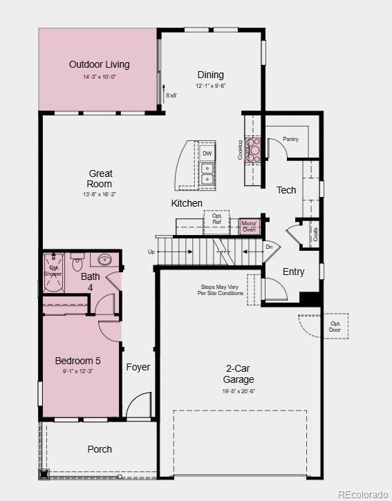 3333 N Catawba Way, Aurora, CO 80019 - view of floor plan / room layout