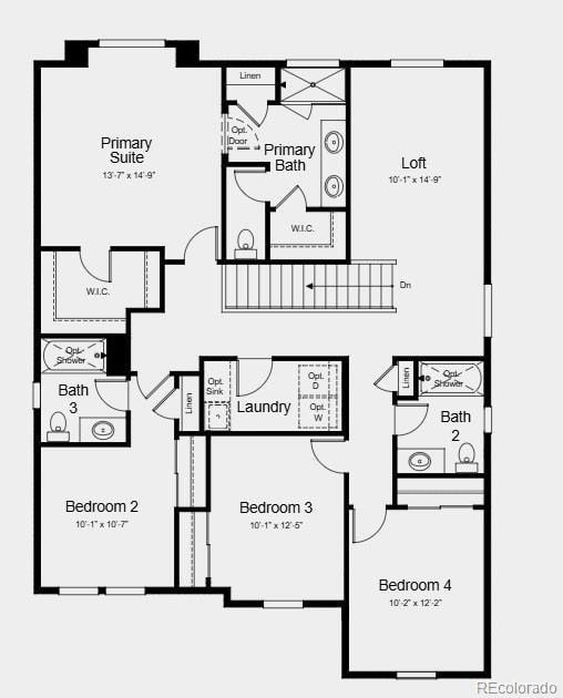 3333 N Catawba Way, Aurora, CO 80019 - view of floor plan / room layout