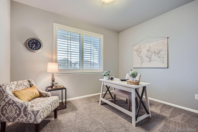 8695 Torrey St, Arvada, CO 80007 - office area featuring carpet floors and baseboards