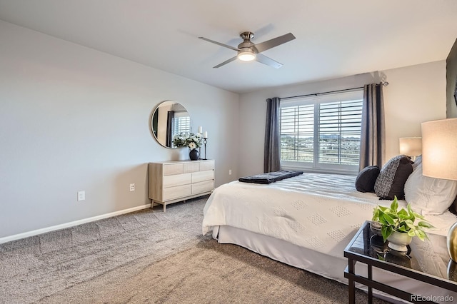 8695 Torrey St, Arvada, CO 80007 - carpeted bedroom featuring baseboards and a ceiling fan