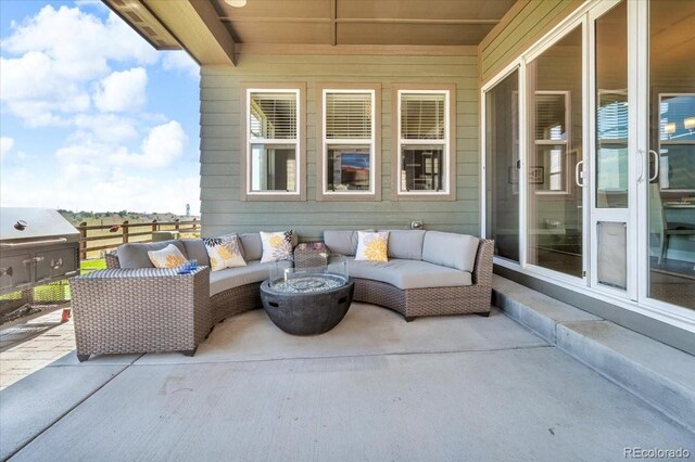 19409 W 88th Dr, Arvada, CO 80007 - view of patio / terrace featuring an outdoor hangout area