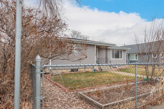 117 6th St, Frederick, CO 80530 - ranch-style house featuring a garden